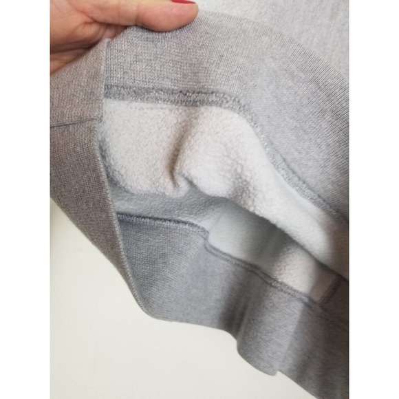 Vintage‎ Champion Reverse Weave Sweatshirt Women Small Gray Pullover Logo Crew - Picture 8 of 8